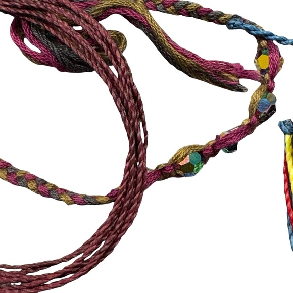 Pura Vida Bracelets Lot of 7 Palm Tree Pine Cone NEW Used Beach Boho - Picture 9 of 11